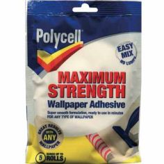Polycell Maximum Strength Wallpaper Adhesive 5 Rolls