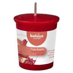 Bolsius Votive Round Candle Pomegranate