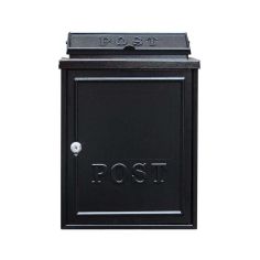 Postplus Classic Black Diecast Postbox 