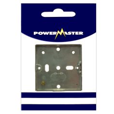 Powermaster 1 Gang 16 Mm Flush Metal Box
