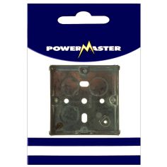 Powermaster 1 Gang 25 Mm Flush Metal Box