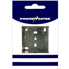 Powermaster 1 Gang 35mm Flush Metal Box