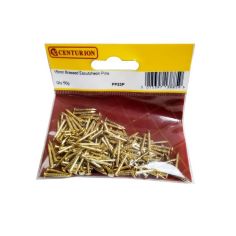 Centurion 15mm Brassed Escutcheon Pins - 50g