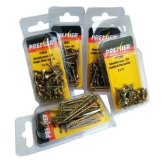 Packs of Premier ZYP Wood Screws