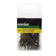 Premier No.8 x 3 Deck-Fix Outdoor Screw - Pack Of 50