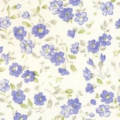 Blue Blossom Design Self Adhesive Contact 1m x 45cm