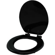 Prisma Mouldwood Toilet Seat - Black