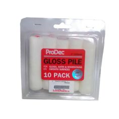 ProDec Gloss Pile Paint Roller Refills - 4" Pack of 10