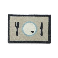 Howler & Scratch Beige Pet Food Mat - 40cm x 60cm