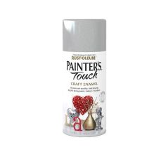 Rust-Oleum Painter's Touch Craft Enamel Spray Paint - Silver Metallic 150ml