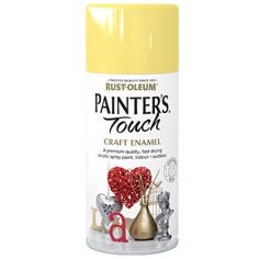 Rust-Oleum Painter's Touch Craft Enamel Spray Paint - Buttercup Yellow 150ml