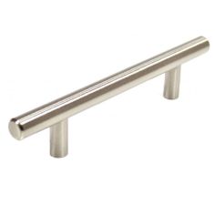 T Bar Brushed Nickel Handle - 96mm