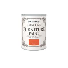 Rust-Oleum Chalky Finish Furniture Paint Pumpkin 750ml