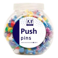 Anker Stationary Push Pins - Tub Of 175