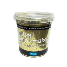 Polyvine Glitter Paint Maker - Gold Glitter 75ml