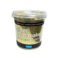 Polyvine Glitter Paint Maker - Gold Glitter 75ml 