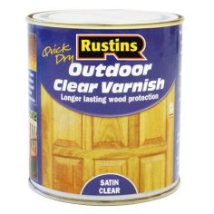 Rustins Exterior Varnish Satin 500ml