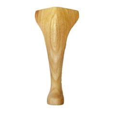 Hardwood Queen Anne Furniture Leg - 9"