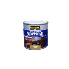 Rustins Coloured Varnish - Satin Pine 250ml