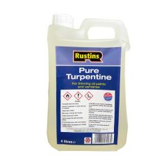 Rustins Pure Turpentine - 4L