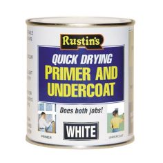 Rustins Quick Dry Primer and Undercoat White 250ml