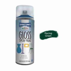 Johnstones Revive Gloss Spray Paint 400ml - Racing Green