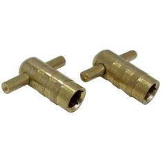 Brass T Bar Style Radiator Keys - Pack of 2