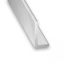 Raw Aluminium Unequal Corner Profile - 10mm x 15mm x 1m