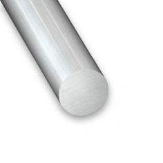 Raw Aluminium Round Rod - 10mm x 1m