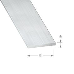 Raw Aluminium Flat Bar 40mm x 2mm x 2m