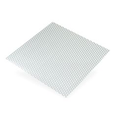 Raw Aluminium Perforated Sheet 500mm x 250mm 