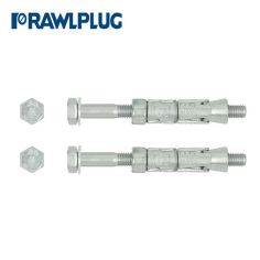 Rawlplug Solid Walls Rawlbolt Shield Anchor - Loose Bolt - M8 x 65mm Pack of 2