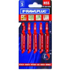 Rawlplug Jigsaw Blades Metal Medium 5 Pack