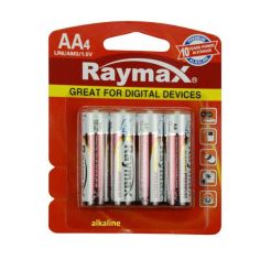 Raymax AA Alkaline Batteries - Pack Of 4