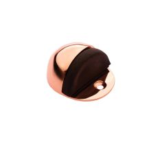 Primalite Rose Copper Hooded Half Moon Door Stop - 44mm