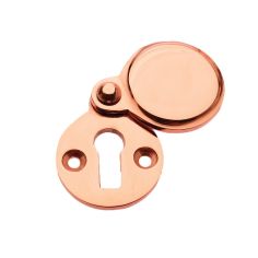 Primalite Rose Copper Heavy Duty Covered Escutcheon - 42 x 33mm