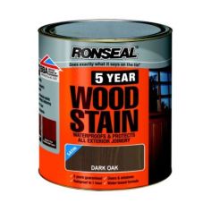 Ronseal 5yr Woodstain Dark Oak 250ml