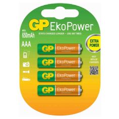 GP Eko Power Rechargeable AAA Battery - Pack of 4