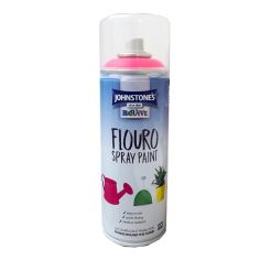Johnstones Revive Flouro Spray Paint - Fluorescent Red 400ml