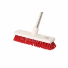 Dosco Hygiene Colour Coded 12" Soft Bristle Brush - Red