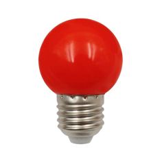 Tezla 1w Red LED Plastic Globe ES Party Lightbulb