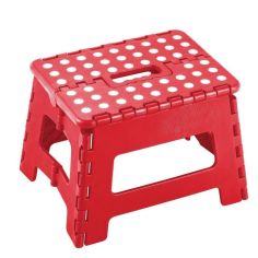 Red Small Folding Stool
