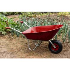 Ambassador Boxed Wheelbarrow 85L - Red