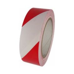 50mm x 33m Red / White Hazard Tape