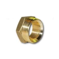 1" to 3/4" Reducing Bushing Nut - Brass fitting