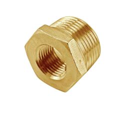 Brass Reducing Bushing - 3/8" x 1/4"