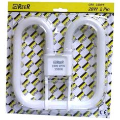 Reer 2D Fluorescent 28W 2-Pin (GR8) Light Bulb 