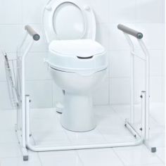 Ridder Mobile Toilet Grab Rail White 150 Kg 
