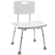Ridder White Foldable Bathroom Chair 150 kg