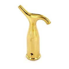 Brass Pole Hook 125mm